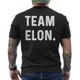 Team Elon Name T-Shirt mit Rückendruck