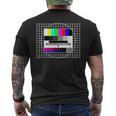 Test Image Retro Costume 80S 90S Partyintage Carnival T-Shirt mit Rückendruck