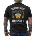 Thorsten Name Idea Birthday Saying T-Shirt mit Rückendruck