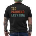 Tio Padrino Leyenda Tío Padrino Leyenda Mejor Padrino Camiseta Hombre Estampado Espalda