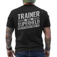 Top Trainer Hero Training Football Trainer T-Shirt mit Rückendruck