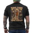 Tung Tung Tung Sahur Baseball Bat Italian Brainrot Men's T-shirt Back Print