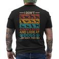Types Of Dog Vintage Animal Dog Lover Outfit Dog Owner Men's T-shirt Back Print