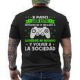 Video Game Consola Gaming Controladorideojugador Camiseta Hombre Estampado Espalda