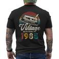 Vintage 1985 Cumpleaños 40 Años Cassette Lápiz Camiseta Hombre Estampado Espalda