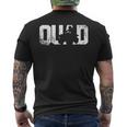 Vintage Quad Quad Driver Atv Boys Men T-Shirt mit Rückendruck