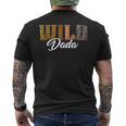 Wild Dada Zoo Safari Jungle Animal Birthday Matching Family Men's T-shirt Back Print