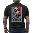 Wild Retro Vintage Robotic Robot Men's T-shirt Back Print