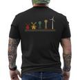 Wind Energy Development Windmill T-Shirt mit Rückendruck