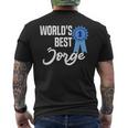 World's Best Jorge Primer Nombre Camiseta Hombre Estampado Espalda