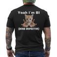 Yeah I'm Bi Boob Inspector T-Shirt mit Rückendruck