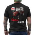 Zetor 5211 Tractor Zts T-Shirt mit Rückendruck