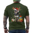 Chihuahua Reindeer Christmas Dogs T-Shirt mit Rückendruck