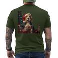 Christmas Beagle Beagle Christmas T-Shirt mit Rückendruck