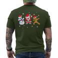 Christmas Merry Christmas Ugly X-Mas Santa Claus Children's T-Shirt mit Rückendruck