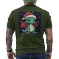 Christmas Mood With A Cosy Dragon For Festive Days T-Shirt mit Rückendruck