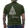 Christmas Th Christmas Tree Dentist Tooth T-Shirt mit Rückendruck