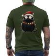 Christmas Tree Christmas Cat Christmas T-Shirt mit Rückendruck