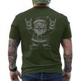 El Rocker Santa Clause Men's T-shirt Back Print