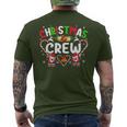 Christmas Crew Santa Dabbing Family Pyjamas T-Shirt mit Rückendruck