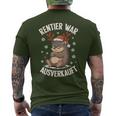 Christmas Hedgehog Reindeer Was Out Sold Out T-Shirt mit Rückendruck