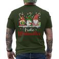 Gnome Matching Family Merry Christmas T-Shirt mit Rückendruck