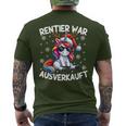 Reindeer War Sold Out Reindeer Christmas T-Shirt mit Rückendruck