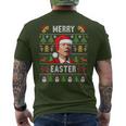 Ugly Jumper Merry Easter Biden Christmas T-Shirt mit Rückendruck