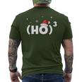 Ho Ho Ho Maths Formula Santa Christmas T-Shirt mit Rückendruck