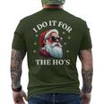 I Do It For The Ho's Santa T-Shirt mit Rückendruck