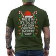 This Is My It's Too Hot For Ugly Christmas Sweater Camiseta Hombre Estampado Espalda