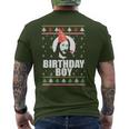 Jesus Nasty Christmas Knitted Jacket With Birthday Boy T-Shirt mit Rückendruck