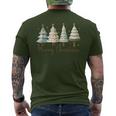 Merry Christmas Tree Christmas Tree T-Shirt mit Rückendruck