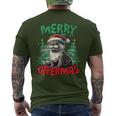 Merry Ottermas Otter Christmas T-Shirt mit Rückendruck