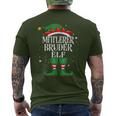 Middle Brother Elf Christmas Family Christmas T-Shirt mit Rückendruck