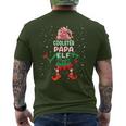 Papa Elf Outfit Christmas Family Elf Christmas Xmas T-Shirt mit Rückendruck