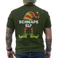 Schnapps Elf Outfit Christmas Family Elf Christmas T-Shirt mit Rückendruck