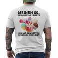 60Th Birthday Signing 60Th Birthday T-Shirt mit Rückendruck