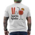 Après Spritz X Aperölchen Spritz & Skifahren Skifahrer Ski T-Shirt mit Rückendruck