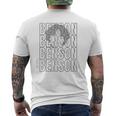 Benson First NameWith Glasses Personalized Vintage Men's T-shirt Back Print