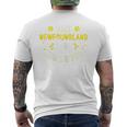 Best Newfoundland Mom Ever Newfoundland Lover Newfie Owner Men's Back Print T-Shirt