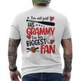 His Biggest Fan Baseball Grammy Of A Baseball Player Grammy Men's T-shirt Back Print