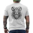 Cernunnos Viking God Of Norse Mythology Pagan Wicca Celtic Men's Back Print T-Shirt
