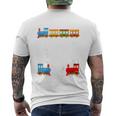 Children's 4Th Birthday Train 4 Years Boys T-Shirt mit Rückendruck