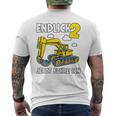 Children's Digger 2 Years Construction Site 2Nd Birthday Boys T-Shirt mit Rückendruck