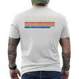 Cogorno Italia Retro 70S 80S Style Camiseta Hombre Estampado Espalda