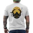 Commercial Divers Helmet Men's Back Print T-Shirt