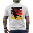 Cool Fan Outfit Jersey Team Sports Flag Handball Germany T-Shirt mit Rückendruck