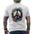 Cravate De Costume Hippie Avec Symbole De La Paix Des Années 60 Et 70 T-shirt imprimé au dos