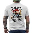 Das Ist Mein Piraten Kostü Das Ist Mein Blue T-Shirt mit Rückendruck